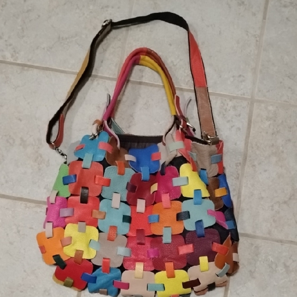 Colorful Patchwork Women's Bag